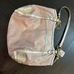Gold ish Beige Brand New Coach Purse